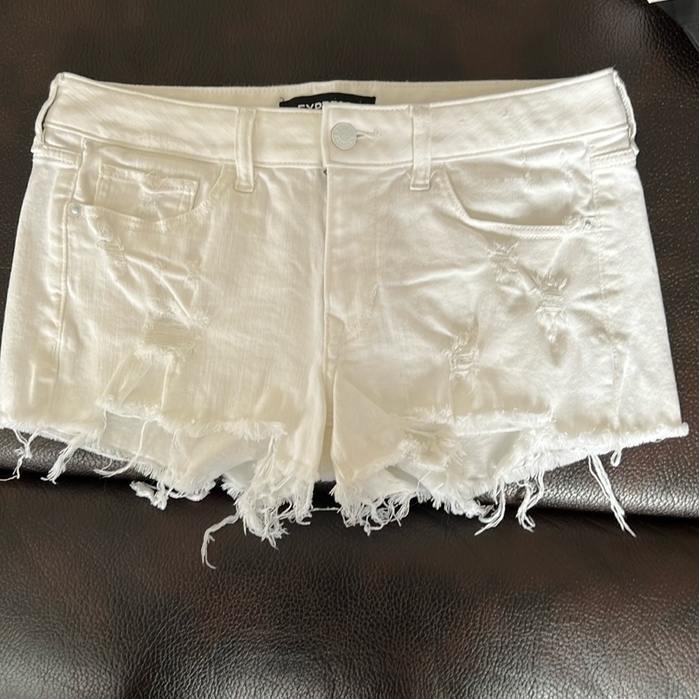 Express Jean shorts-distressed